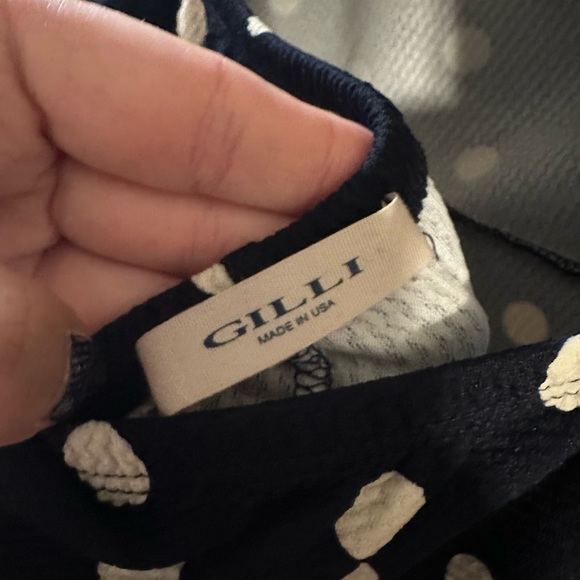 Gilli Navy Polka Dot Dress - Picture 4 of 4